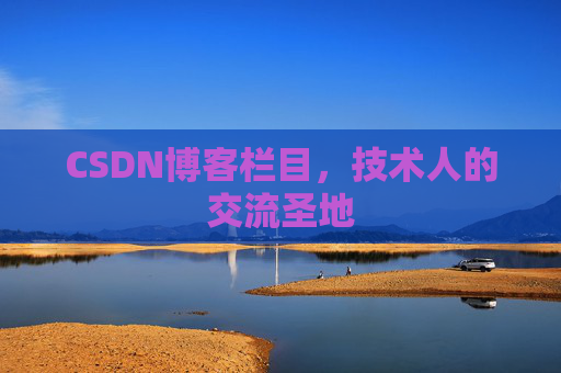 CSDN博客栏目，技术人的交流圣地